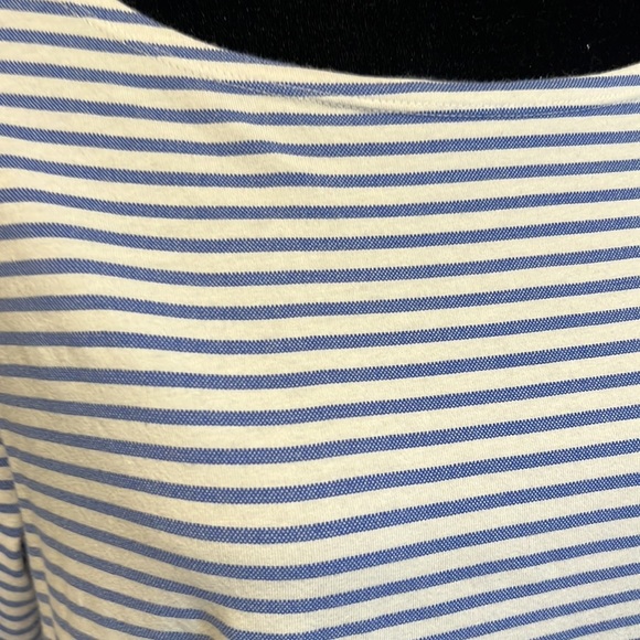 Talbots, stripped tunic with 3/4 sleeve. Like New. Large - Picture 4 of 10